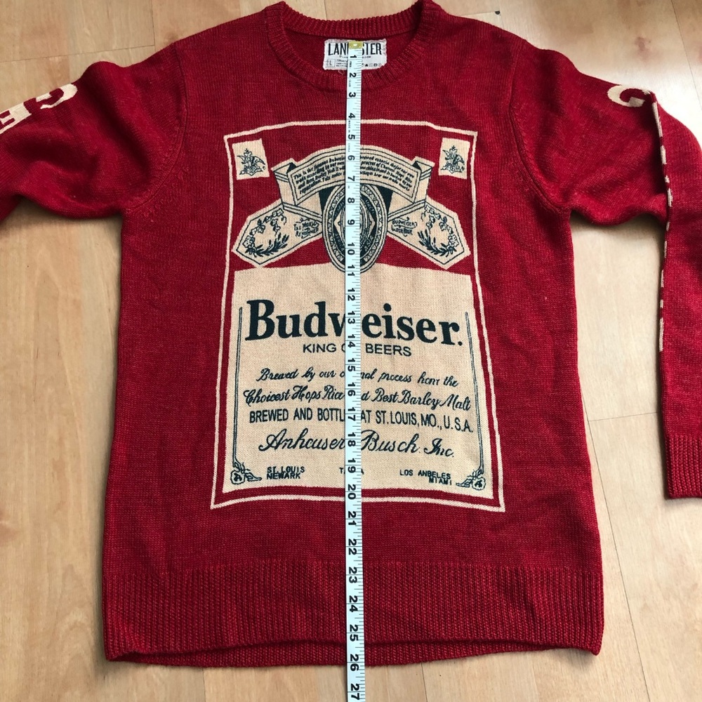 Budweiser sweater Large - Picture 3 of 6